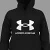 FELPA JUNIOR UNDER ARMOUR RIVAL BL   BLACK 1379615 0001