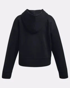 FELPA JUNIOR UNDER ARMOUR RIVAL CROP BLACK 1379517 0001