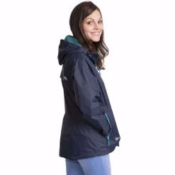 GIACCA DONNA TRESPASS QIKPAC PACKAWAY TP75 BLU