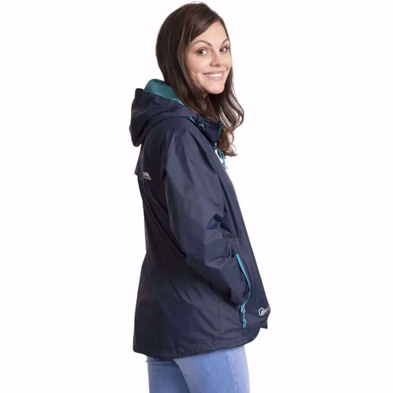 GIACCA DONNA TRESPASS QIKPAC PACKAWAY TP75 BLU