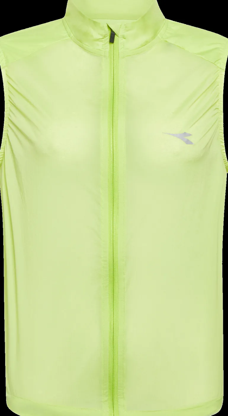 GILET DA RUNNING DA DONNA DIADORA PACKABLE SHADOW LIME 102.180745 70329
