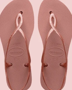INFRADITO DA DONNA HAVAIANAS LUNA FLATFORM CROCUS ROSE 4148600 3544