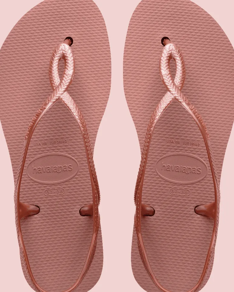 INFRADITO DA DONNA HAVAIANAS LUNA FLATFORM CROCUS ROSE 4148600 3544