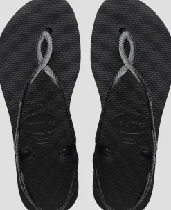 INFRADITO DA DONNA HAVAIANAS LUNA FLATFORM BLACK 4148600 0090