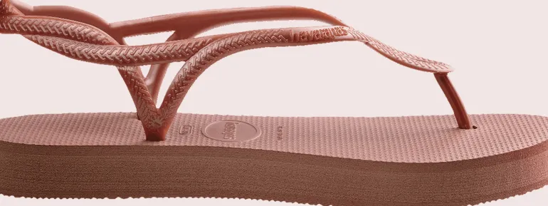 INFRADITO DA DONNA HAVAIANAS LUNA FLATFORM CROCUS ROSE 4148600 3544
