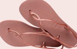 INFRADITO DA DONNA HAVAIANAS LUNA FLATFORM CROCUS ROSE 4148600 3544
