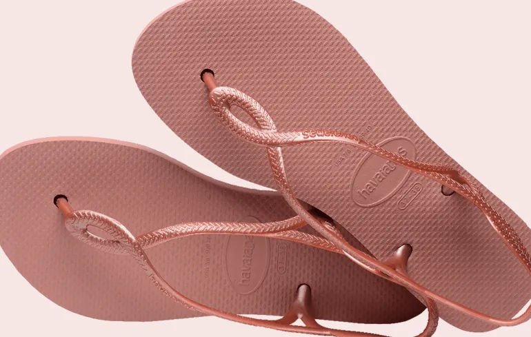 INFRADITO DA DONNA HAVAIANAS LUNA FLATFORM CROCUS ROSE 4148600 3544