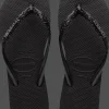 INFRADITO DA MARE DA DONNA HAVAIANAS SLIM GLITTER II BLACK-DARK GREY 4146975 4057