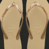 INFRADITO DA MARE DA DONNA HAVAIANAS SLIM GLITTER II SAND GREY 4146975 0154