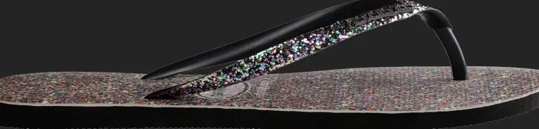 INFRADITO DA MARE DA DONNA HAVAIANAS SLIM CARNAVAL BLACK 4143974 0090