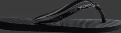 INFRADITO DA MARE DA DONNA HAVAIANAS SLIM GLITTER II BLACK-DARK GREY 4146975 4057