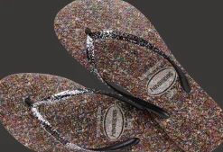 INFRADITO DA MARE DA DONNA HAVAIANAS SLIM CARNAVAL BLACK 4143974 0090