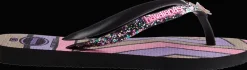 INFRADITO DA MARE JUNIOR HAVAIANAS KIDS SLIM GLITTER TRENDY BLACK 4146976 0090