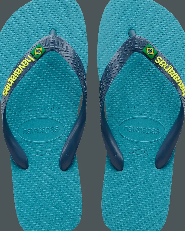 INFRADITO DA MARE UNISEX HAVAIANAS BRASIL LOGO NAUTICAL BLUE 4110850 1671