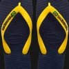 INFRADITO DA MARE UNISEX HAVAIANAS BRASIL LOGO NAVY BLUE-CITRUS YELLOW 4110850 3587