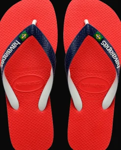 INFRADITO DA MARE UNISEX HAVAIANAS BRASIL MIX RUBY RED 4123206 2090