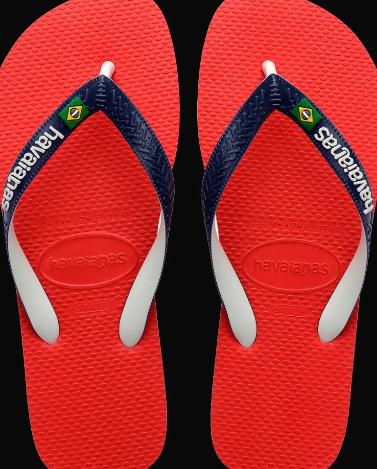 INFRADITO DA MARE UNISEX HAVAIANAS BRASIL MIX RUBY RED 4123206 2090
