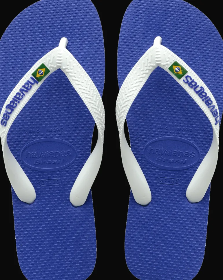 INFRADITO DA MARE UNISEX HAVAIANAS BRASIL LOGO MARINE BLUE 4110850 2711