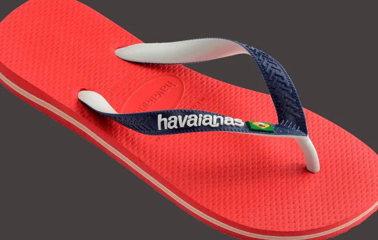 INFRADITO DA MARE UNISEX HAVAIANAS BRASIL MIX RUBY RED 4123206 2090