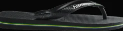 INFRADITO DA MARE UNISEX HAVAIANAS BRASIL LOGO BLACK-BLACK 4110850 1069