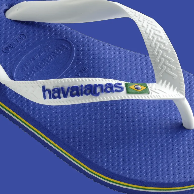 INFRADITO DA MARE UNISEX HAVAIANAS BRASIL LOGO MARINE BLUE 4110850 2711