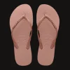 INFRADITO DONNA HAVAIANAS SLIM GLITTER ROSA