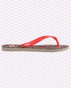 INFRADITO DONNA HAVAIANAS SLIM CON STAMPA ANIMALIER