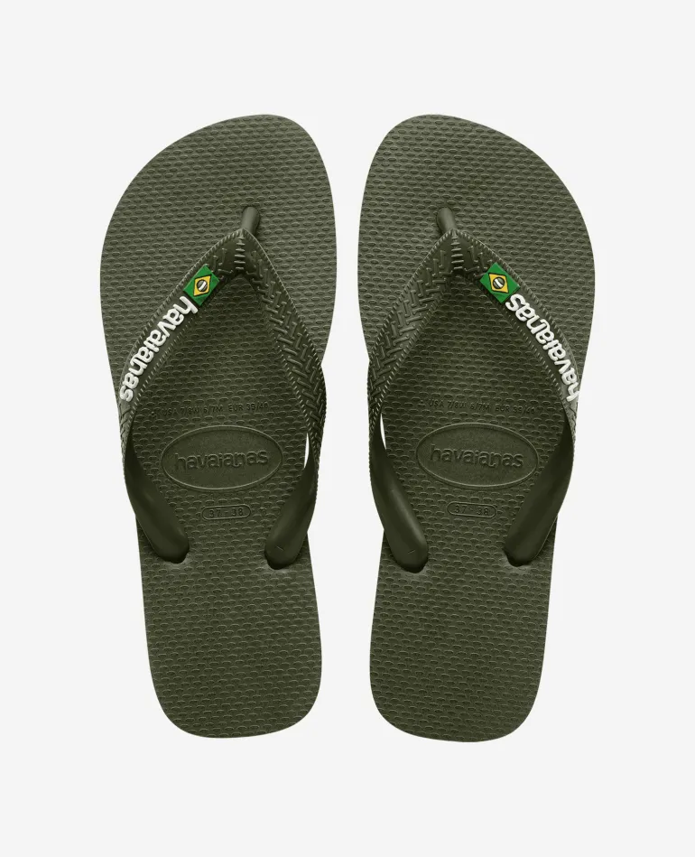 INFRADITO HAVAIANAS BRASIL LOGO GREEN GREEN 3058