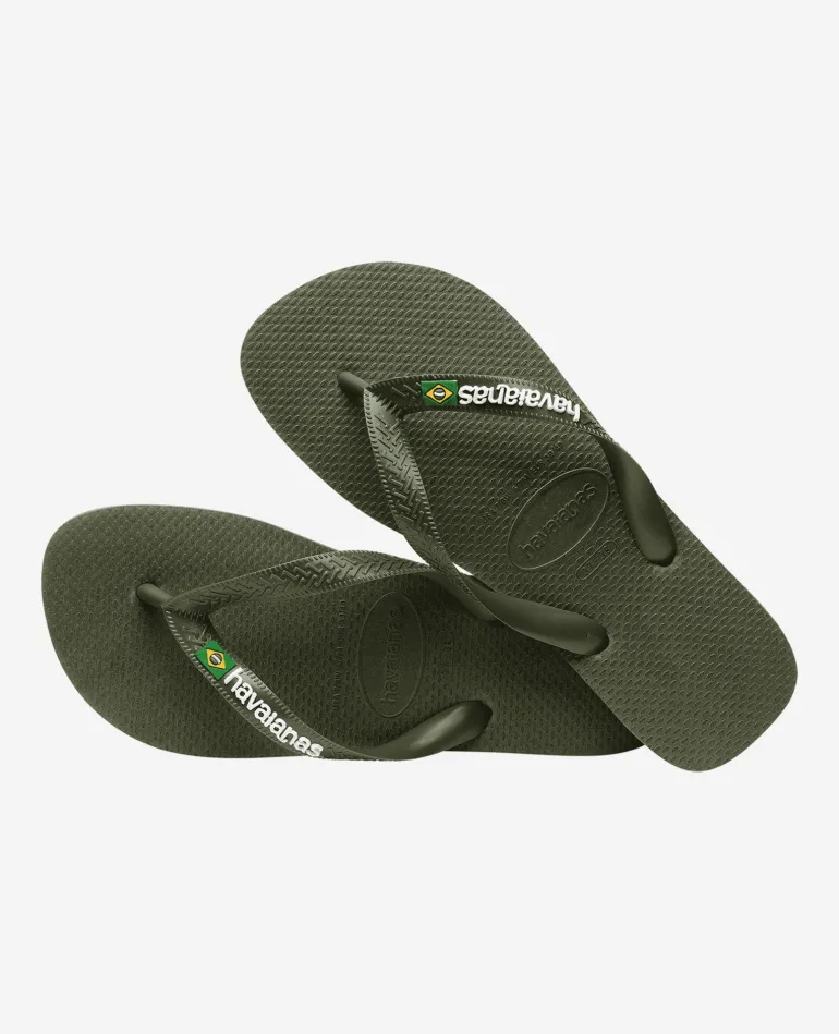 INFRADITO HAVAIANAS BRASIL LOGO GREEN GREEN 3058
