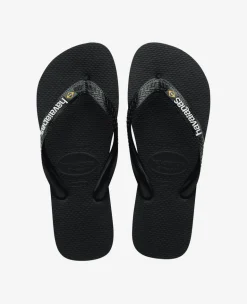 INFRADITO HAVAIANAS BRASIL LOGO BLACK BLACK 1069