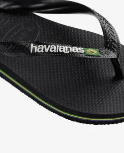 INFRADITO HAVAIANAS BRASIL LOGO BLACK BLACK 1069