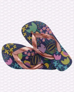 INFRADITO KIDS HAVAIANAS BLU CON FANTASIA FLOREALE