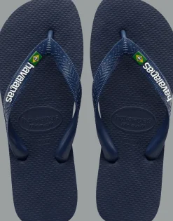 INFRADITO UNISEX HAVAIANAS BRASIL LOGO NAVY BLUE 4110850 0555
