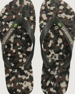 INFRADITO UNISEX HAVAIANAS BRASIL TECH II OLIVE GREEN 4147965 4896