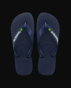 INFRADITO UNISEX HAVAIANAS BRASIL LOGO BLU NAVY