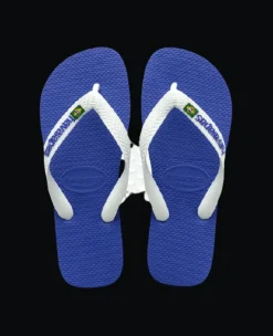 INFRADITO UNISEX HAVAIANAS BRASIL LOGO BLU MARINE