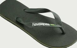 INFRADITO UNISEX HAVAIANAS BRASIL LOGO GREEN OLIVE/GREEN OLIVE 4110850 5983