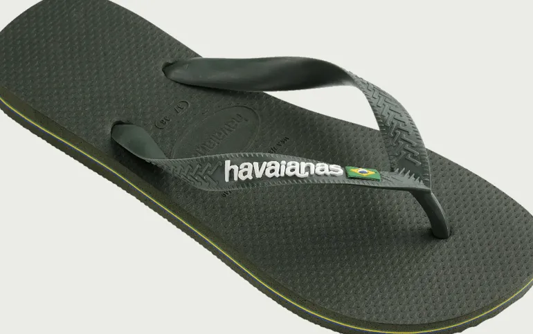 INFRADITO UNISEX HAVAIANAS BRASIL LOGO GREEN OLIVE/GREEN OLIVE 4110850 5983