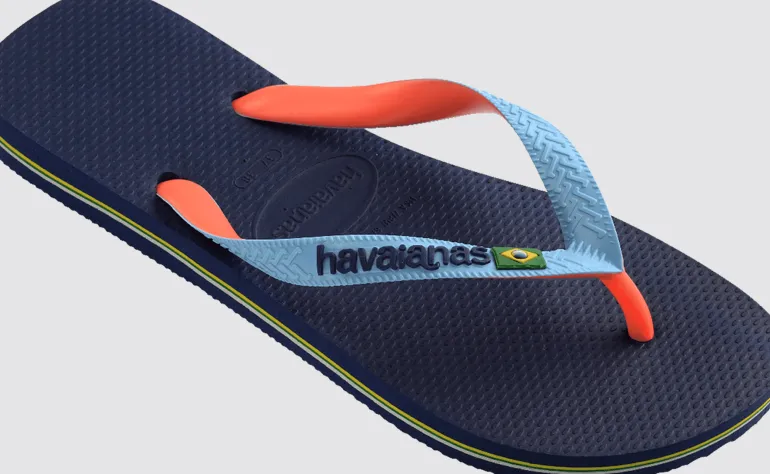 INFRADITO UNISEX HAVAIANAS BRASIL MIX NAVY/LAVENDER BLUE 4123206 6854