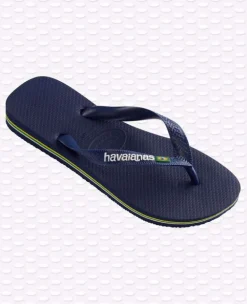 INFRADITO UNISEX HAVAIANAS BRASIL LOGO BLU NAVY
