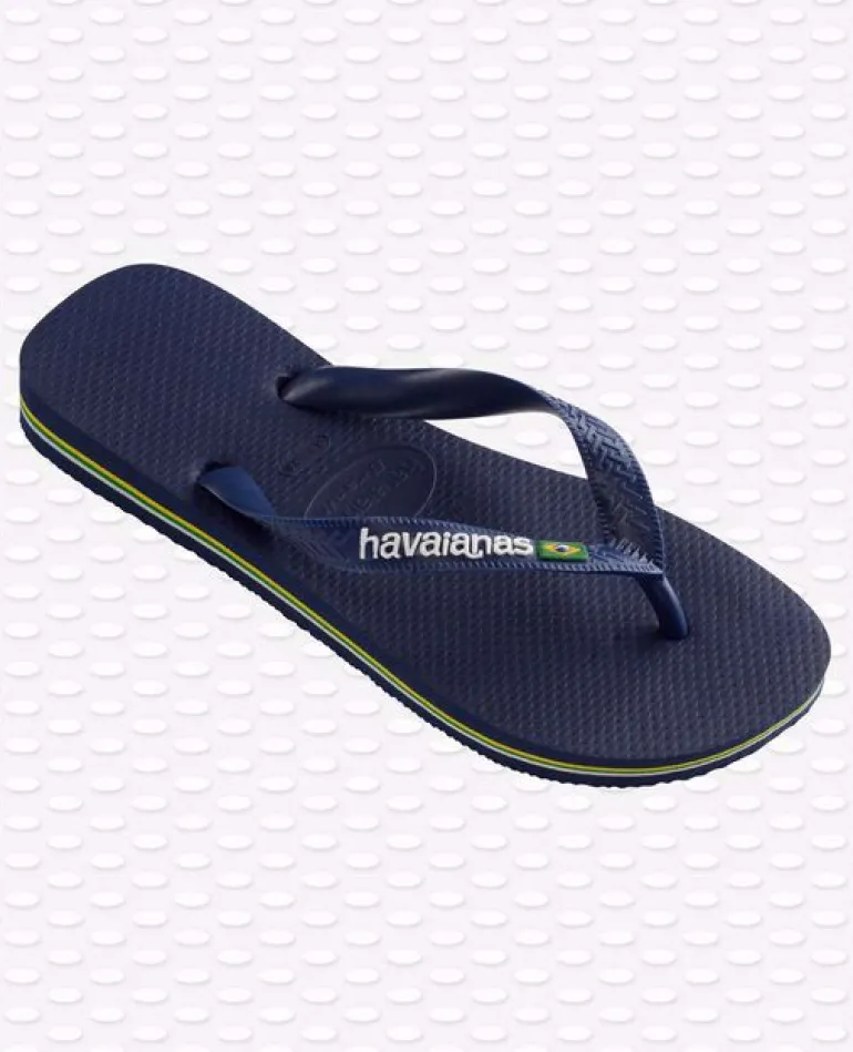 INFRADITO UNISEX HAVAIANAS BRASIL LOGO BLU NAVY