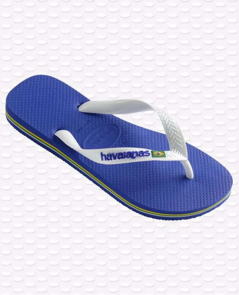 INFRADITO UNISEX HAVAIANAS BRASIL LOGO BLU MARINE