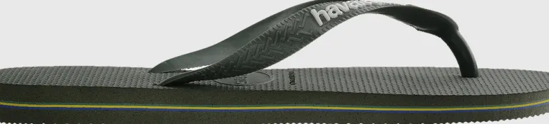 INFRADITO UNISEX HAVAIANAS BRASIL LOGO GREEN OLIVE/GREEN OLIVE 4110850 5983