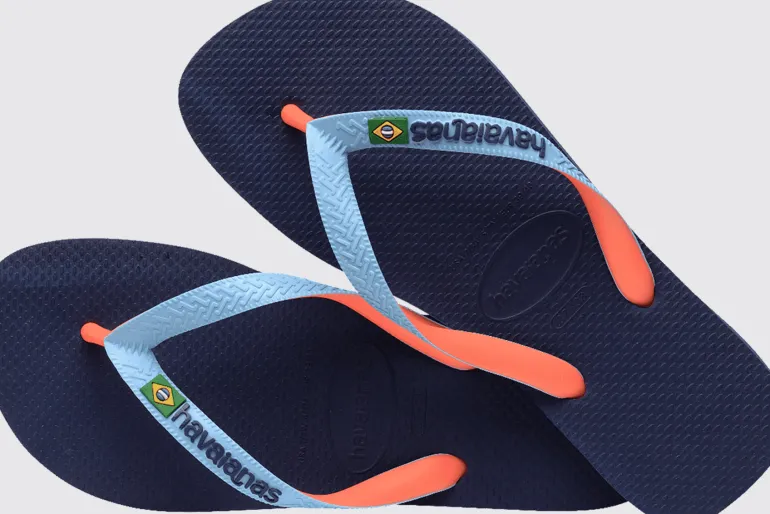 INFRADITO UNISEX HAVAIANAS BRASIL MIX NAVY/LAVENDER BLUE 4123206 6854