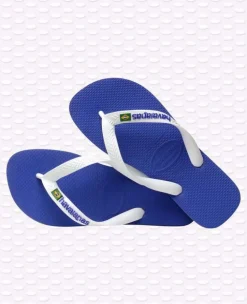 INFRADITO UNISEX HAVAIANAS BRASIL LOGO BLU MARINE