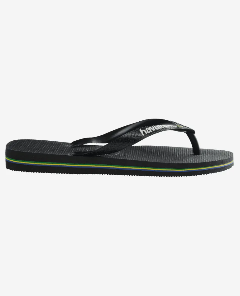 INFRADITO UNISEX HAVAIANAS BRASIL LOGO BLACK/BLACK 4110850 1069