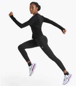 LEGGINGS DA RUNNING DA DONNA DIADORA RUN CREW BLACK 102.181437 80013
