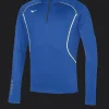 MAGLIA DA UOMO MANICA LUNGA TEAM PREMIUM JPN WARMER TOP AZZURRA