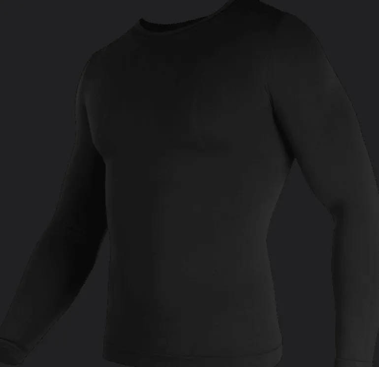 MAGLIA TERMICA MANICA LUNGA UNISEX TRS BASIC UB903 NERO