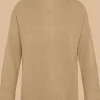 MAGLIONE DA DONNA SUN68 TURTLE NECK MACRO RIB BEIGE K43245 16